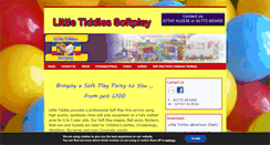 Desktop Screenshot of littletiddles-softplay.co.uk