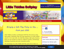 Tablet Screenshot of littletiddles-softplay.co.uk